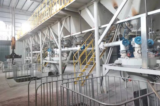 摩擦材料配料生產線